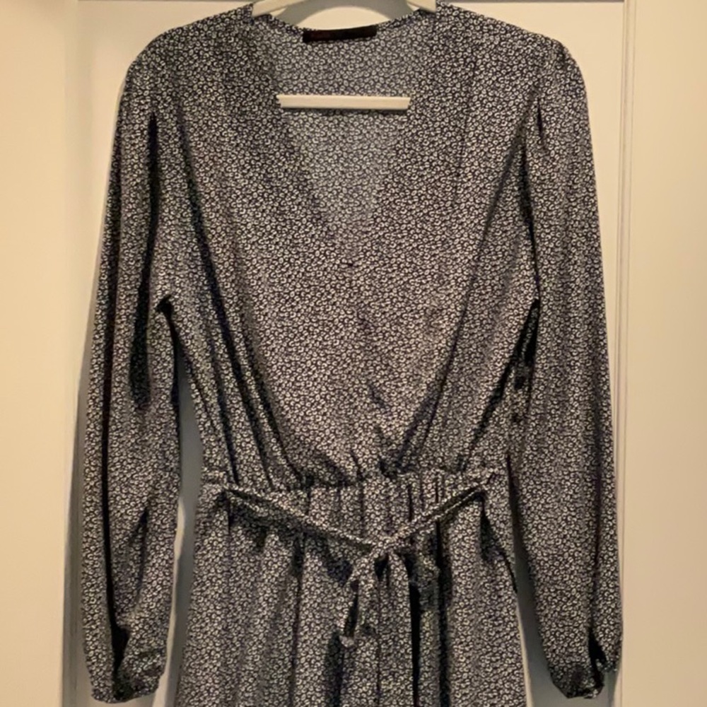 Faux wrap dress